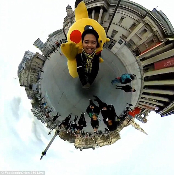 英国一小伙以360度俯拍伦敦全景 展现奇异新世界