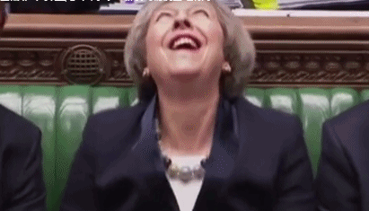 吞鱼、闪电、红眼...英首相特蕾莎·梅议会狂笑被网友恶搞成这样