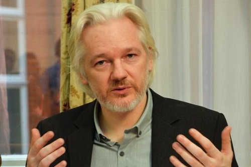 维基解密的创始人阿桑奇（Julian Assange）