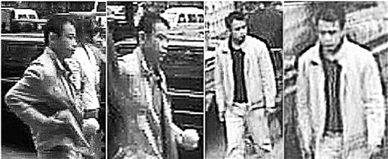 2007年，嫌犯在诸暨某珠宝店多次踩点时，被监控拍下画面。