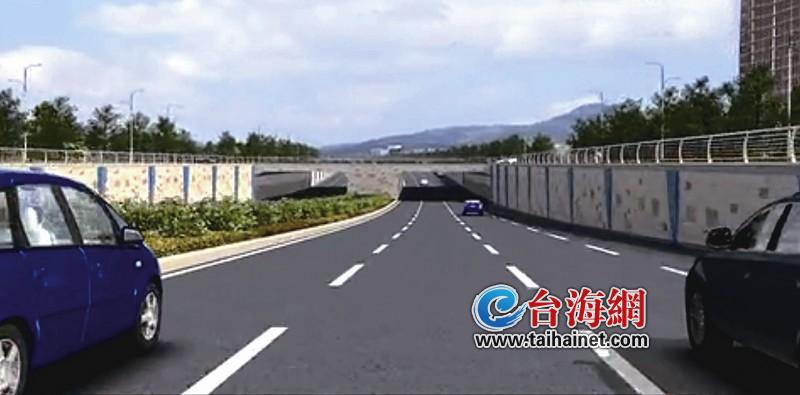 漳州战备大桥立交桥开始施工 过往车辆需从临时便道通行