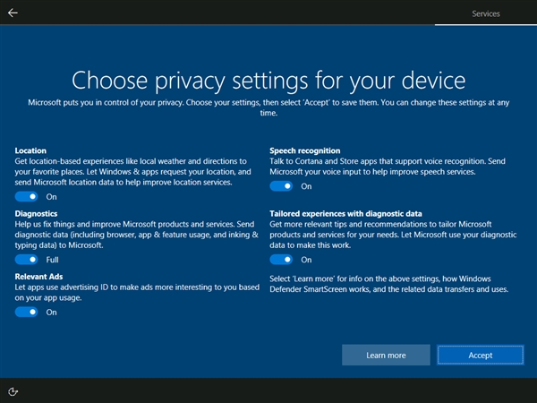 多的吓人！Windows 10搜集的你隐私全部在此