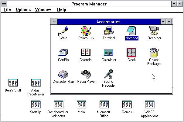 初始版本的Windows是怎样一副容貌呢？