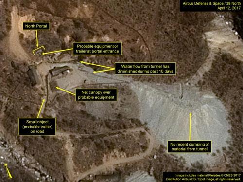 朝鲜核试验最新消息 朝鲜第六次核试验如箭在弦 威力是上次14倍？