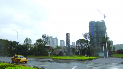 台江区金融街地块违建拆除后及时利用腾出土地建设项目。