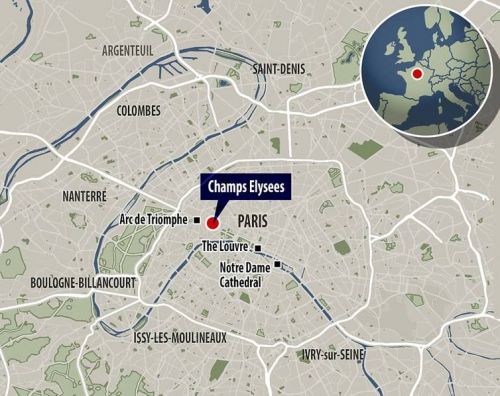巴黎发生枪击案1死1伤现场图曝光细节揭露：袭击者用机枪扫射