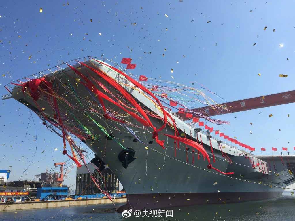 中国首艘国产航母正式下水 首艘国产航母比辽宁号有哪些改进？