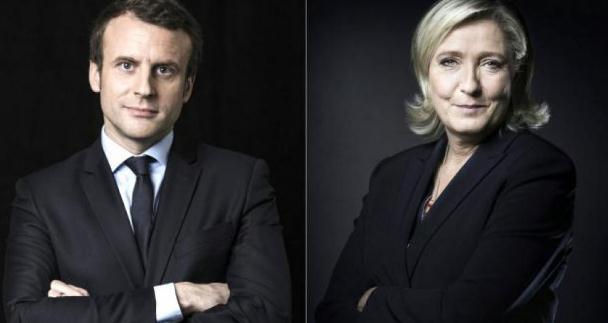 法国大选最新消息 两个法国前景？勒庞和马克龙电视辩论针锋相对