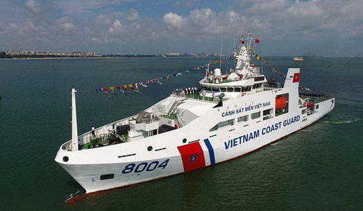 越南海警舰船首次访问中国