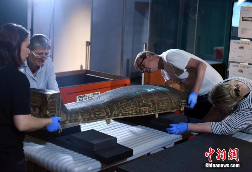 永生传说！古埃及神秘木乃伊在香港科学馆开箱 木乃伊长啥样？