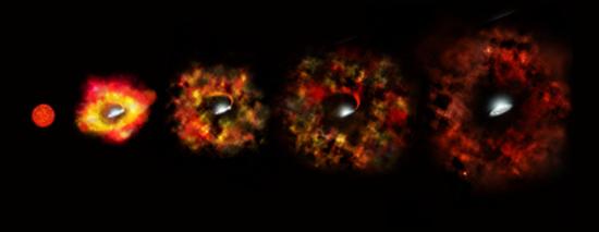 NASA天文学家首次捕捉到恒星变黑洞瞬间画面