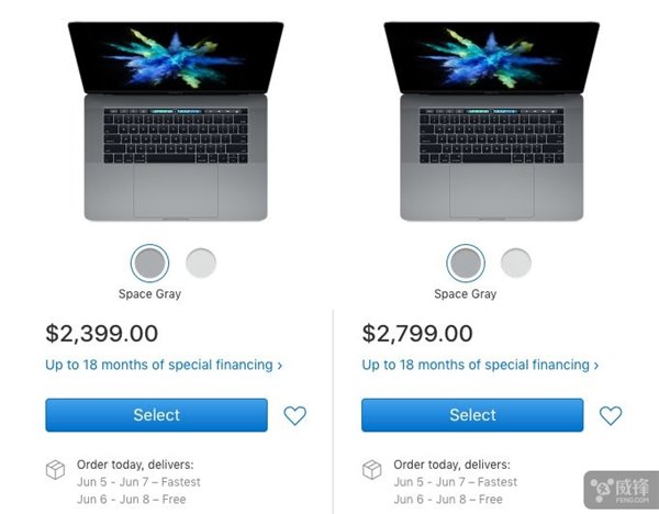 15英寸MacBook Pro发货延期，暗示WWDC17新品即将到来