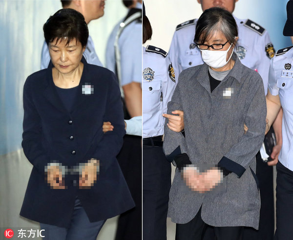 朴槿惠公审最新消息 韩国前总统朴槿惠第四次出庭受审 崔顺实到庭