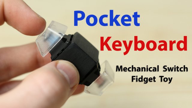 指尖陀螺完美替代品 用机械键盘改造的指尖玩具