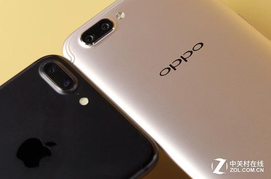 OPPO R11对比iPhone 7 Plus