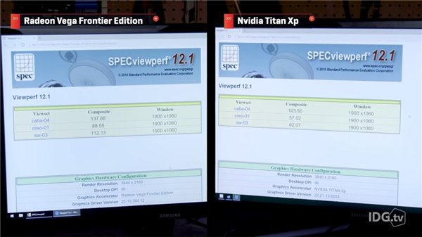 AMD Vega专业卡性能首曝：专业性能超Titan Xp