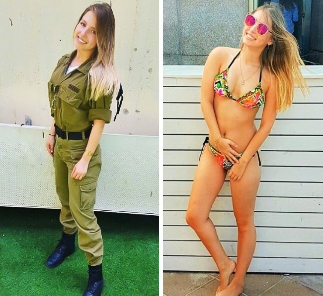 有颜又有才！以色列女兵穿上比基尼展现火辣身材（2）