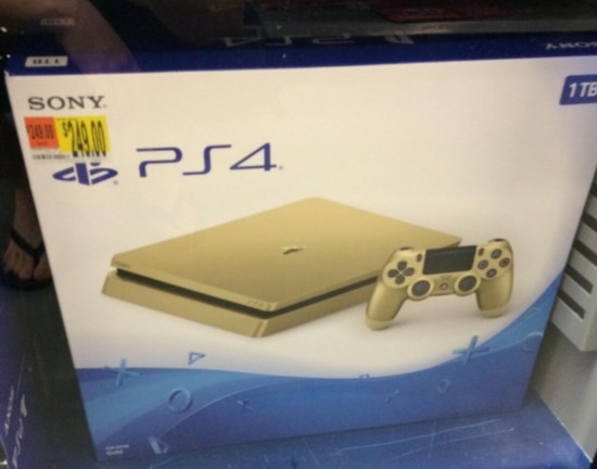 索尼产金色版PS4Slim商店售价249美元？配置与原版PS4 Slim相一致