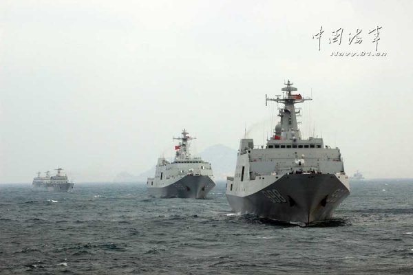 美媒：中国第5艘071型坞登舰下水 071型船坞登陆舰第六艘开建了吗