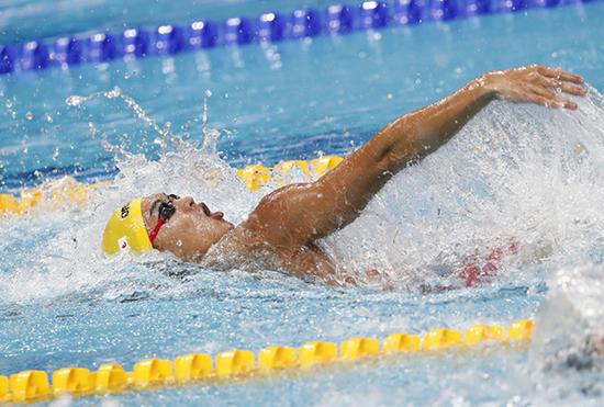 中国泳坛又一位偶像诞生 21岁小将徐嘉余创记录