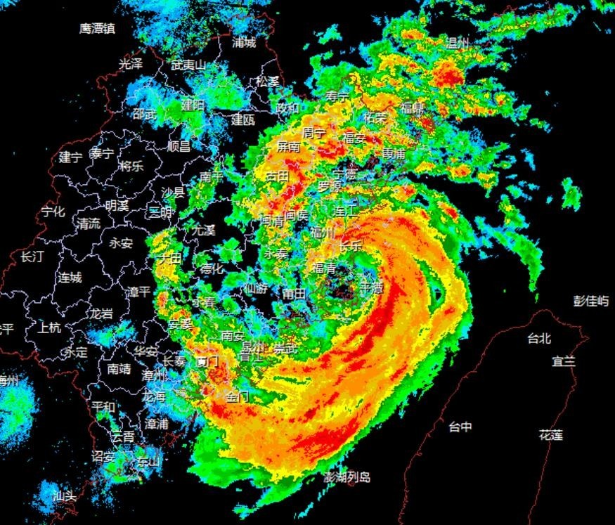 【实时更新】“纳沙”6点在福清沿海登陆 主雨带将扫过整个福州