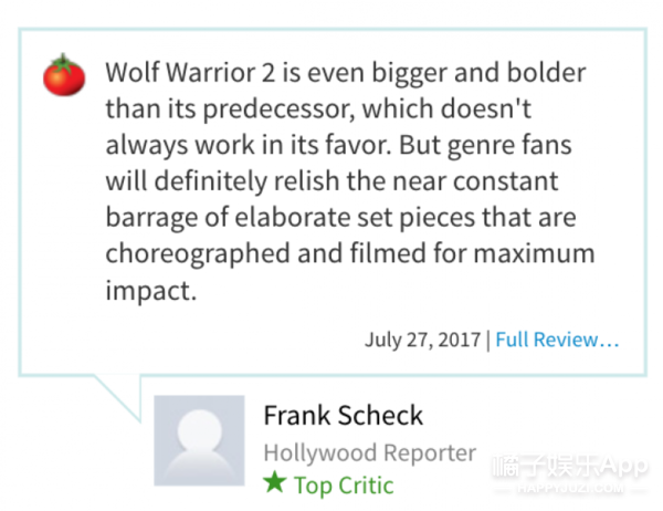 战狼2北美上映外国观众是这么看待它的 战狼2在国外票房好吗