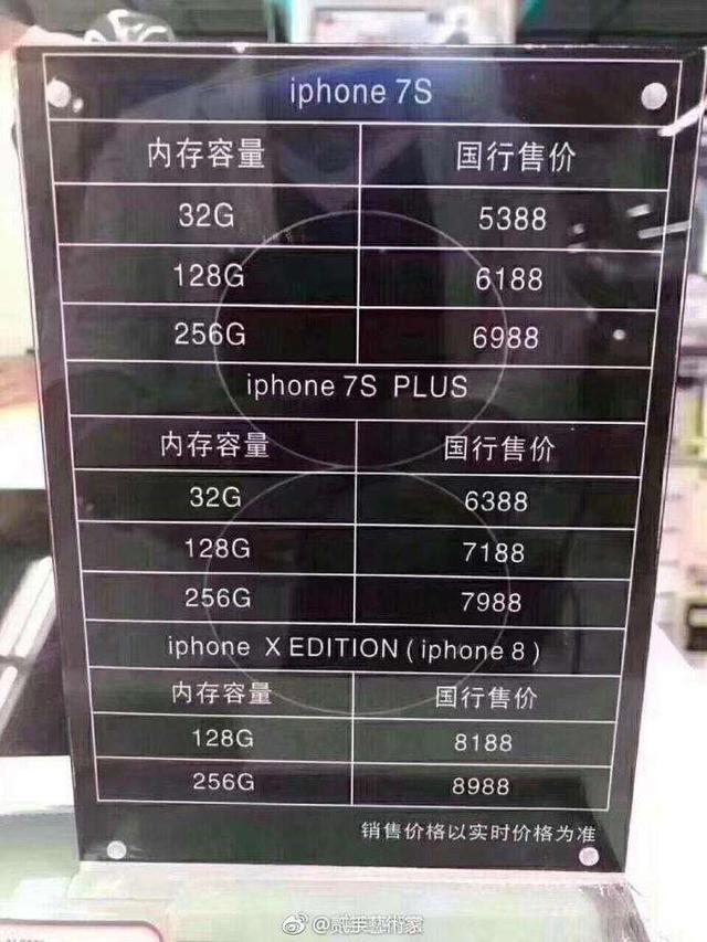 迄今为止最全的三款全新苹果iPhone国行版售价表