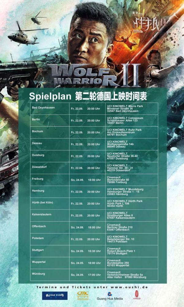 德国上映《战狼2》，观众欢迎程度远超香港，让人心寒！