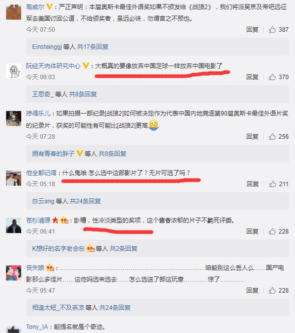 《战狼2》代表中国参加奥斯卡，却惹怒了很多人破口大骂？