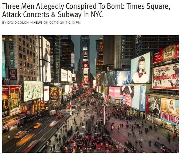 纽约逃过第二次911恐袭！时代广场、地铁、音乐会都被他们盯上了