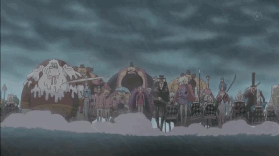 海贼王动画809:大妈十万大军碾压残血路飞,布琳山治共