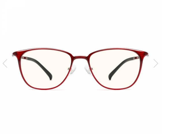小米开卖女款TS防蓝光眼镜：99元红框韵味十足