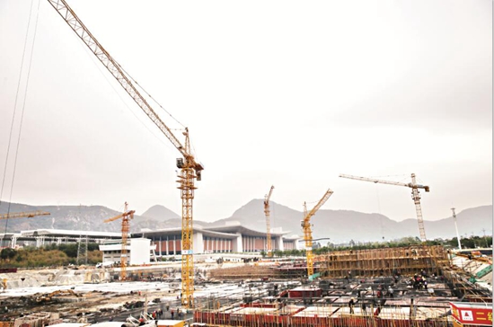 泉州动车站综合交通枢纽项目 明年春运有望投用