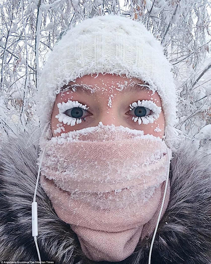 世界上最冷的村庄奥伊米亚康村：零下62度 出门即满脸冰花