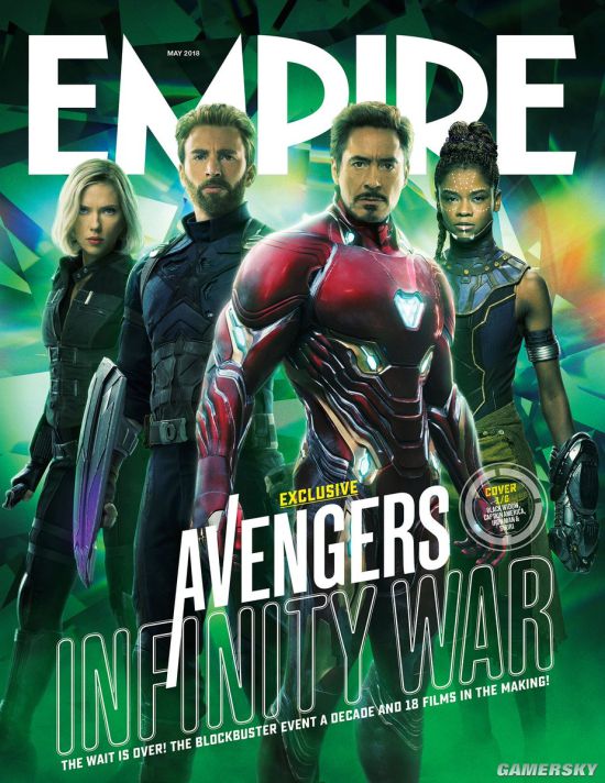 复仇者联盟3公布杂志封面照 美队、钢铁侠终于合体！
