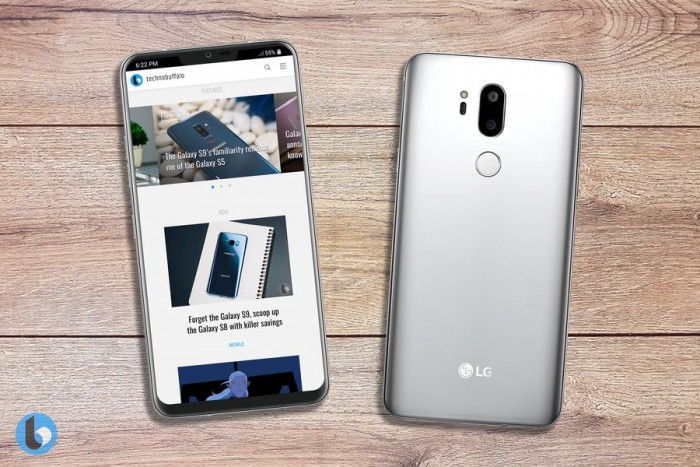 LG G7渲染图曝光：又是致敬iPhone X？LG有没有抄袭iPhone X