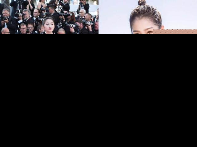 关晓彤穿粉色仙女裙亮相,二次出征戛纳电影节,红毯造型美过范爷