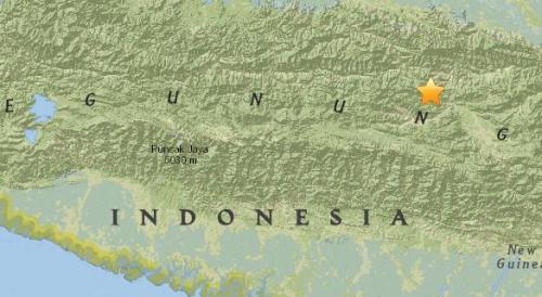 印度尼西亚发生5.4级地震 震源深度88.3公里