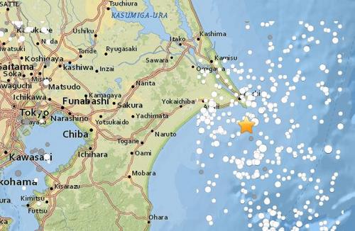日本千叶县附近海域发生5.3级地震 无海啸危险