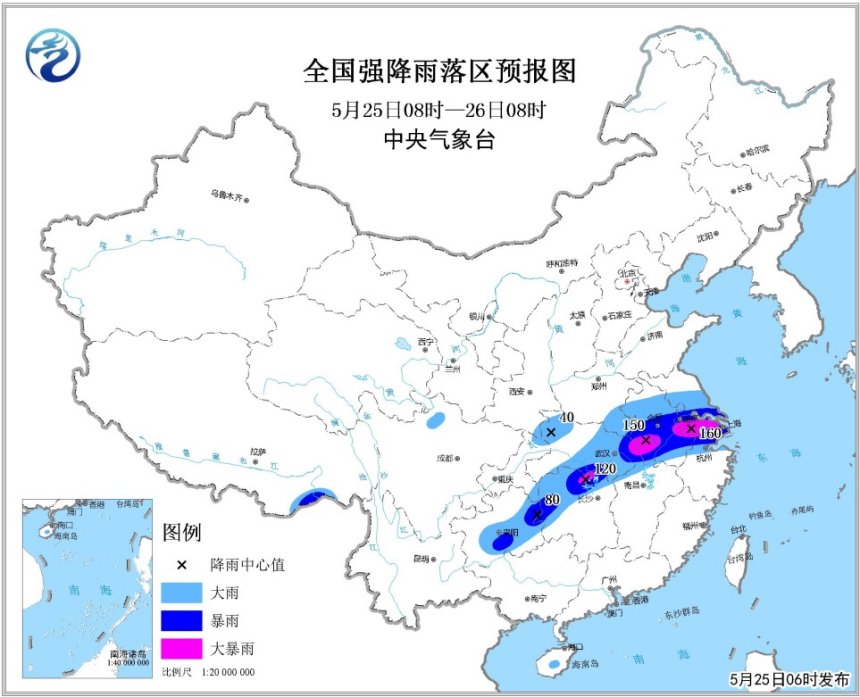 长江中下游将有较强降水 冷空气影响北方地区