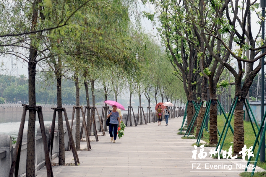 福州台江体育公园打造本土特色 为市民提供健身设施