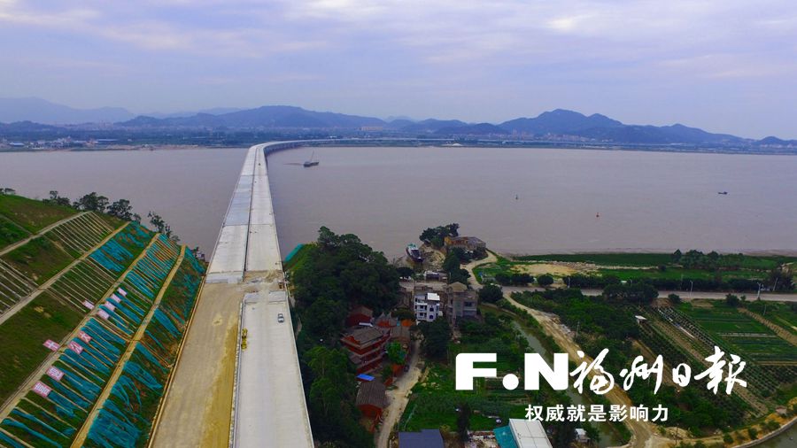 福州琅岐特大桥2号桥主体完工 预计年底通车