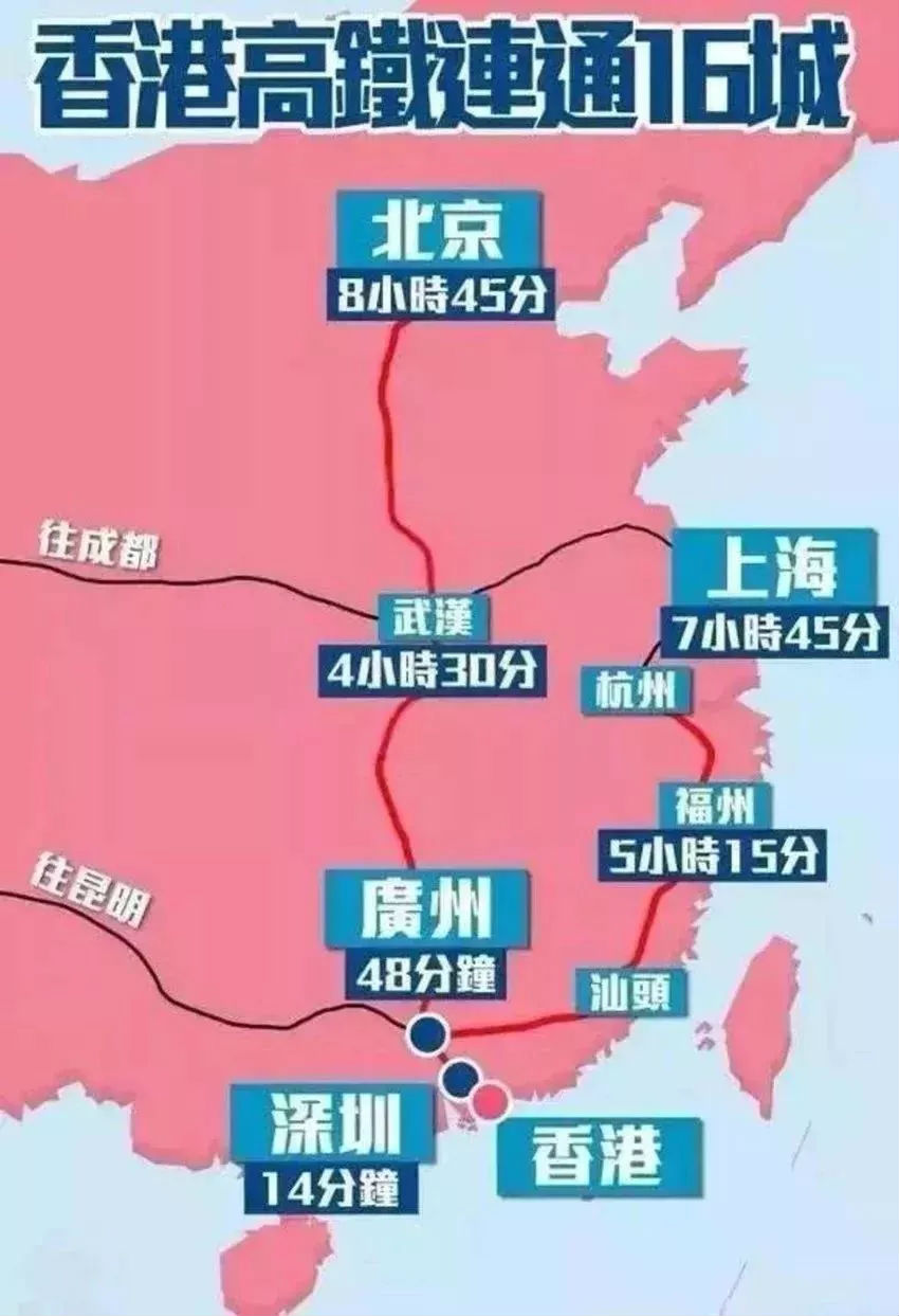 9月福建到香港高铁直达！每天4趟！票价、乘车流程速看（2）