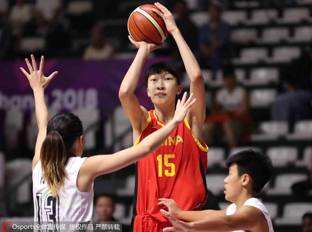 亚运会：女篮92分大胜中国香港 韩旭26+10携7人上双