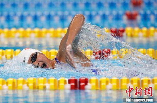 亚运会女子800米自由泳 中国选手王简嘉禾夺冠