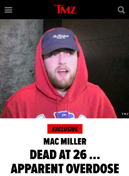 mac miller去世是怎么回事 mac miller是谁怎么去世的？