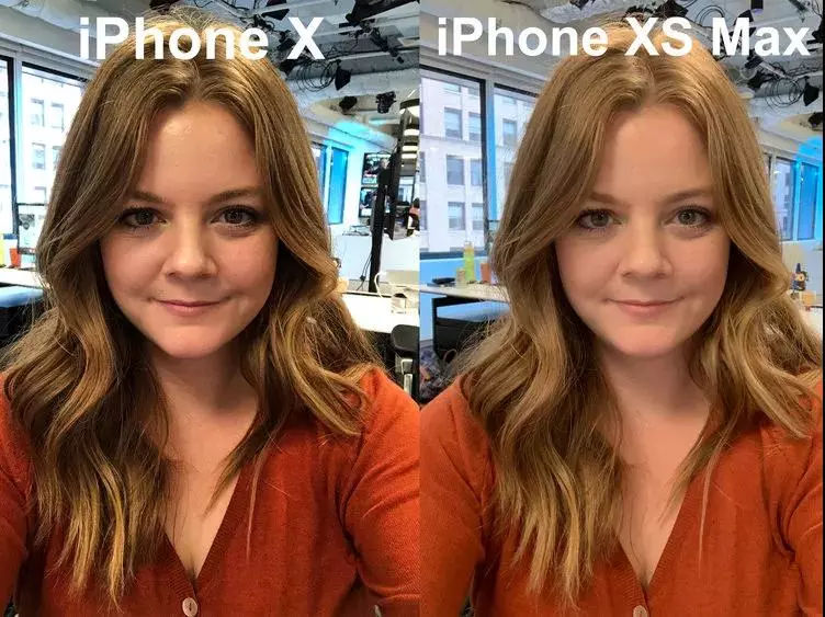 iPhone xs前置摄像头美颜门事件详情 iPhone xs和iPhone xs照片对比