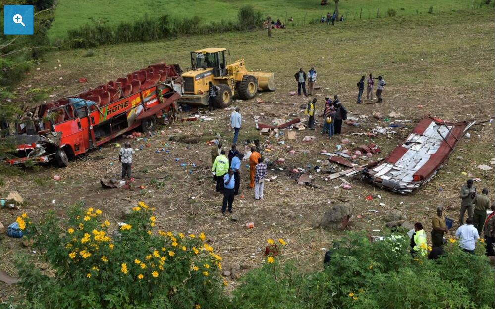 肯尼亚巴士事故现场照片曝光超过40人死亡 肯尼亚巴士事故原因