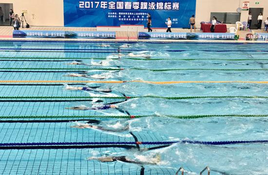 2017年全国春季蹼泳锦标赛在将乐精彩打响