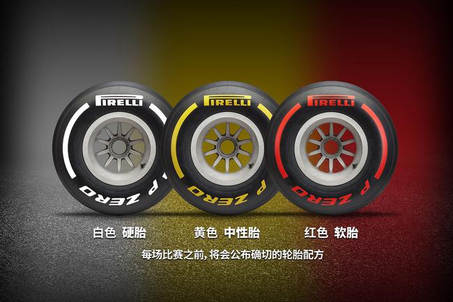 2019年F1轮胎将只有红黄白三色？三种轮胎配方有什么对于效果？
